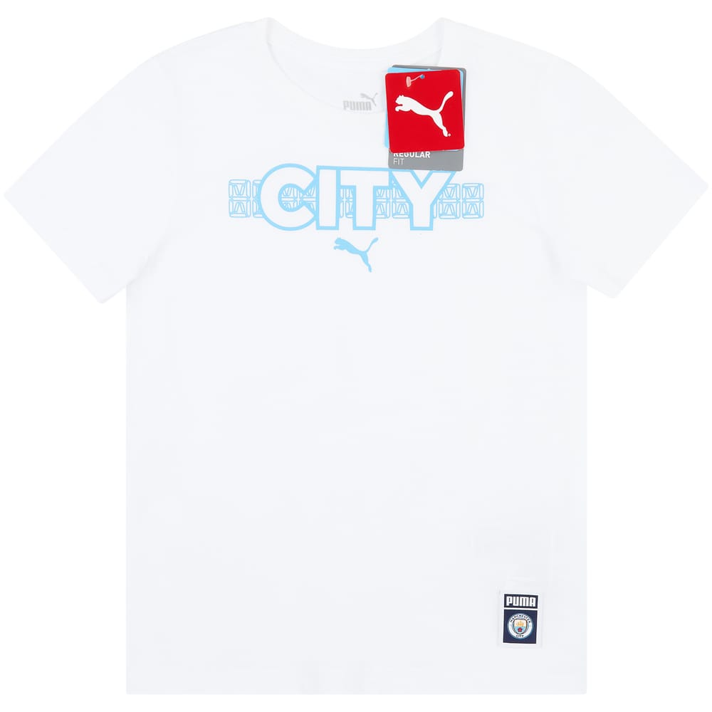 2021-22 Manchester City Puma Core Tee (KIDS)