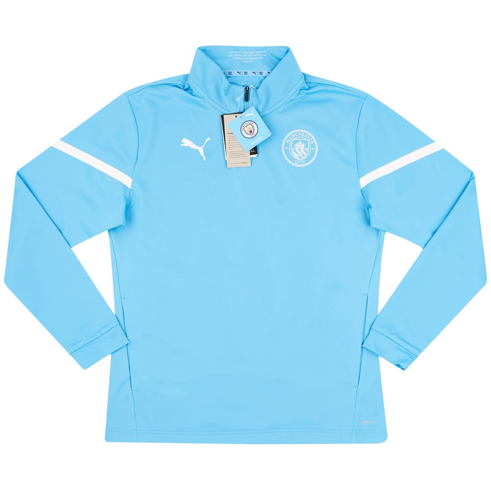 2021-22 Manchester City Puma Pre-Match 1/4 Zip Training Top