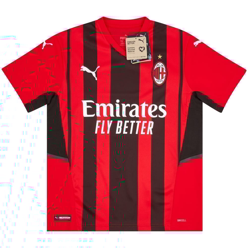 2021-22 AC Milan Home Shirt (KIDS)