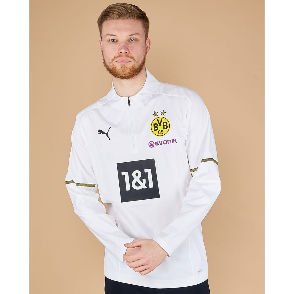 2021-22 Borussia Dortmund Puma 1/4 Zip Rain Top