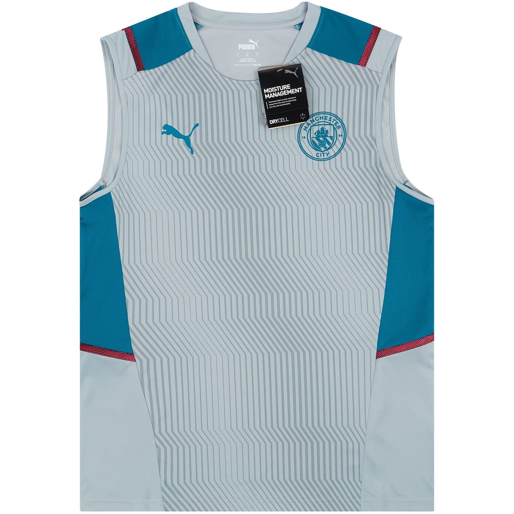 2021-22 Manchester City Puma Training Vest - NEW