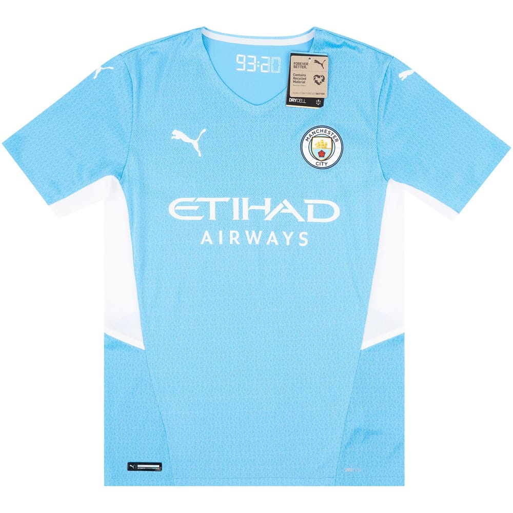 2021-22 Manchester City Player Issue Home Shirt