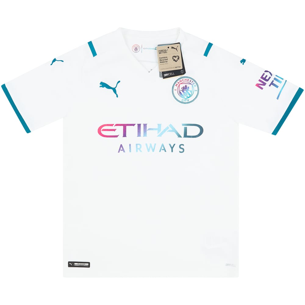 2021-22 Manchester City Away Shirt (KIDS)