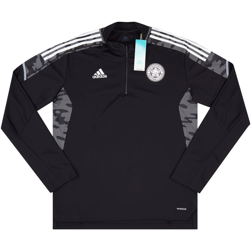 2021-22 Leicester adidas Top de entrenamiento con cremallera 1/4
