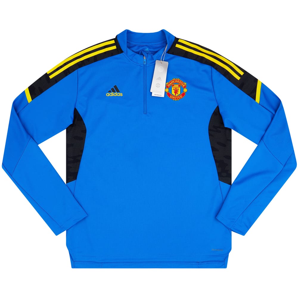 2021-22 Manchester United adidas 1/4 Zip Training Top