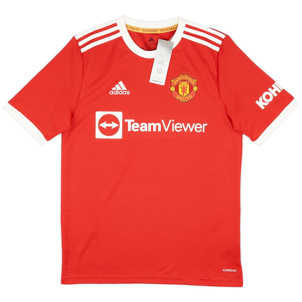 2021-22 Manchester United Home Shirt (XL.Kids)