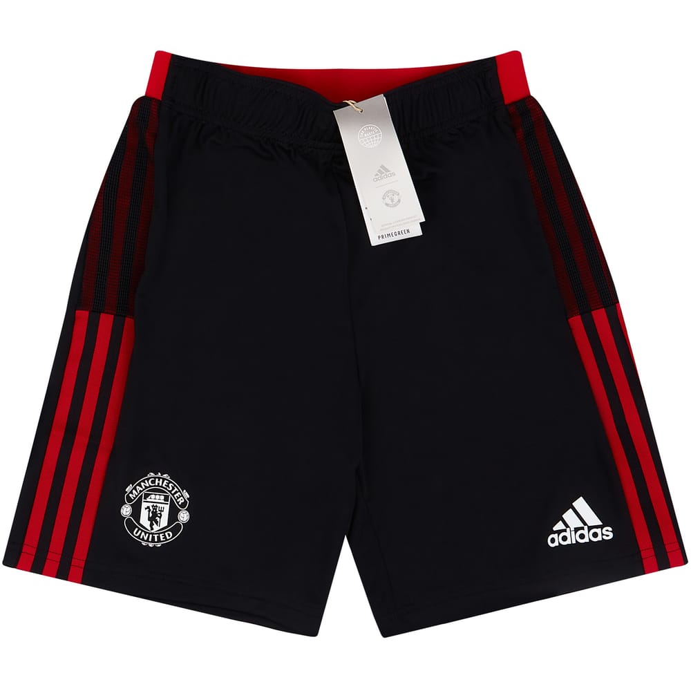 2021-22 Manchester United adidas Training Shorts - NEW - (KIDS)