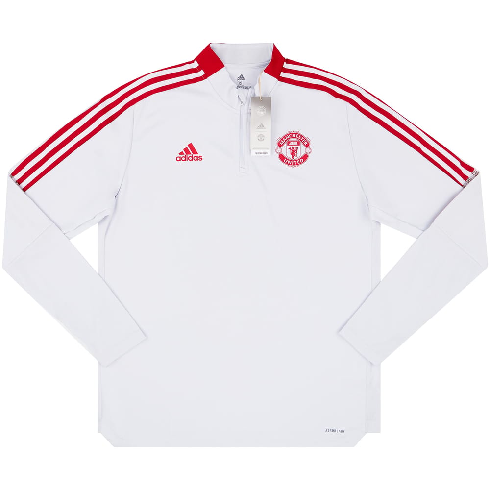 2021-22 Manchester United adidas 1/4 Zip Training Top