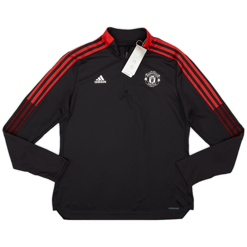 2021-22 Manchester United adidas 1/4 Zip Training Top (Women's L)