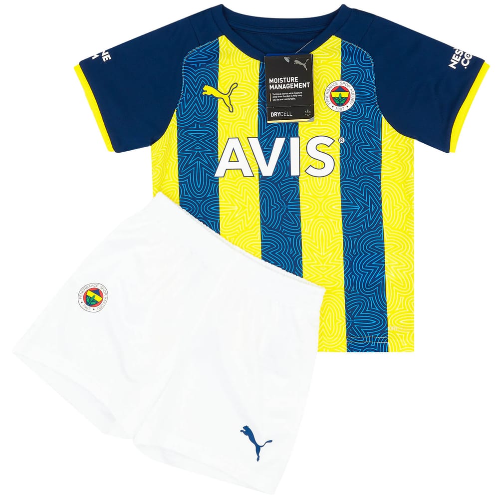 2021-22 Fenerbahce Home Full Kit - NEW - (KIDS)
