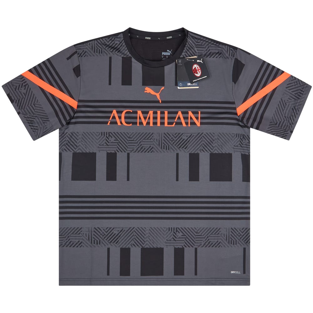 2021-22 AC Milan Puma Pre-Match Training Shirt