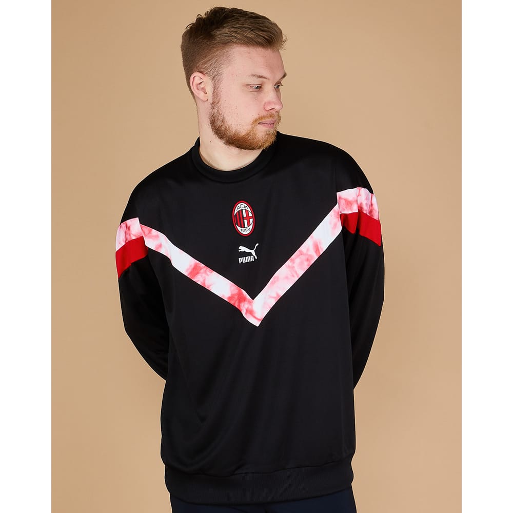 2021-22 AC Milan Puma Iconic Sweat Top