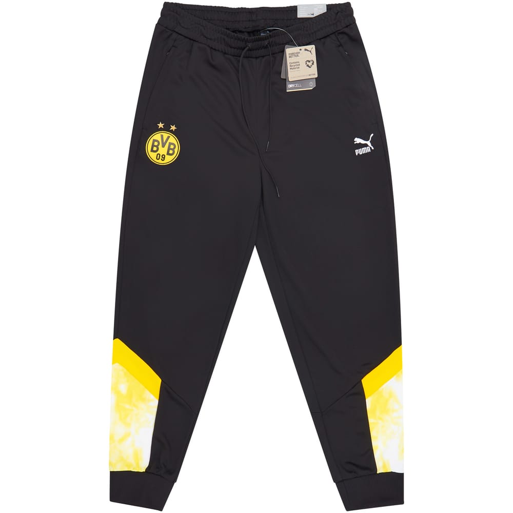 2021-22 Borussia Dortmund Puma Iconic MCS Mesh Training Pants/Bottoms