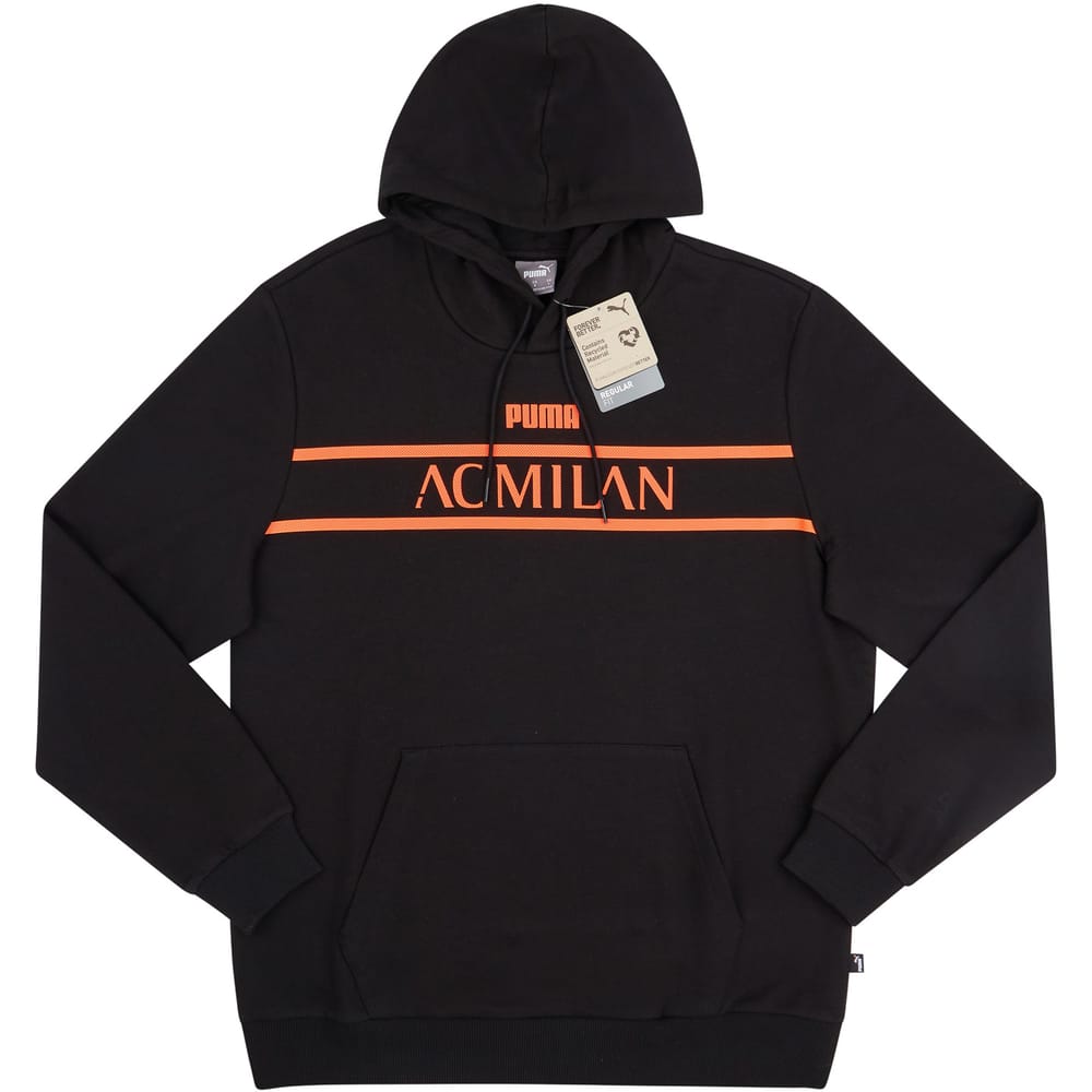 2021-22 AC Milan Puma FtblLegacy Hooded Sweat Top