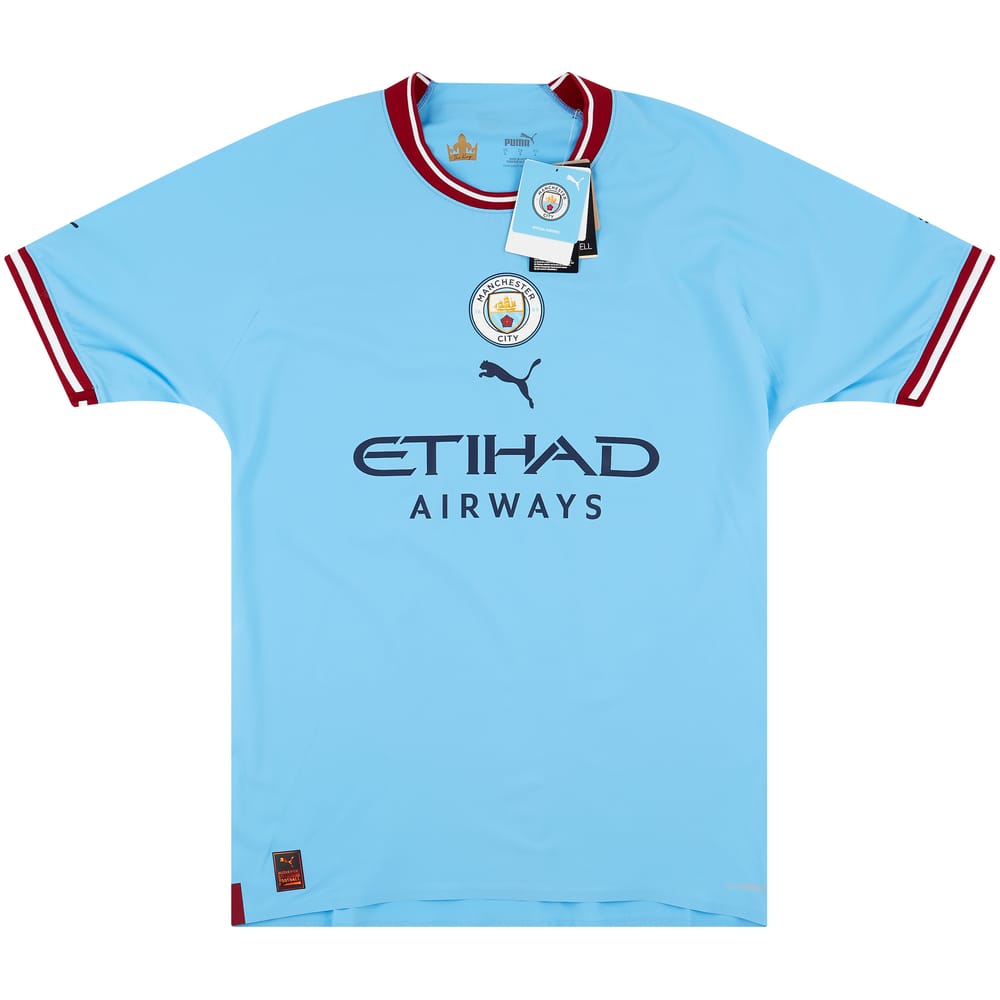 2022-23 Manchester City Player Issue Home Shirt