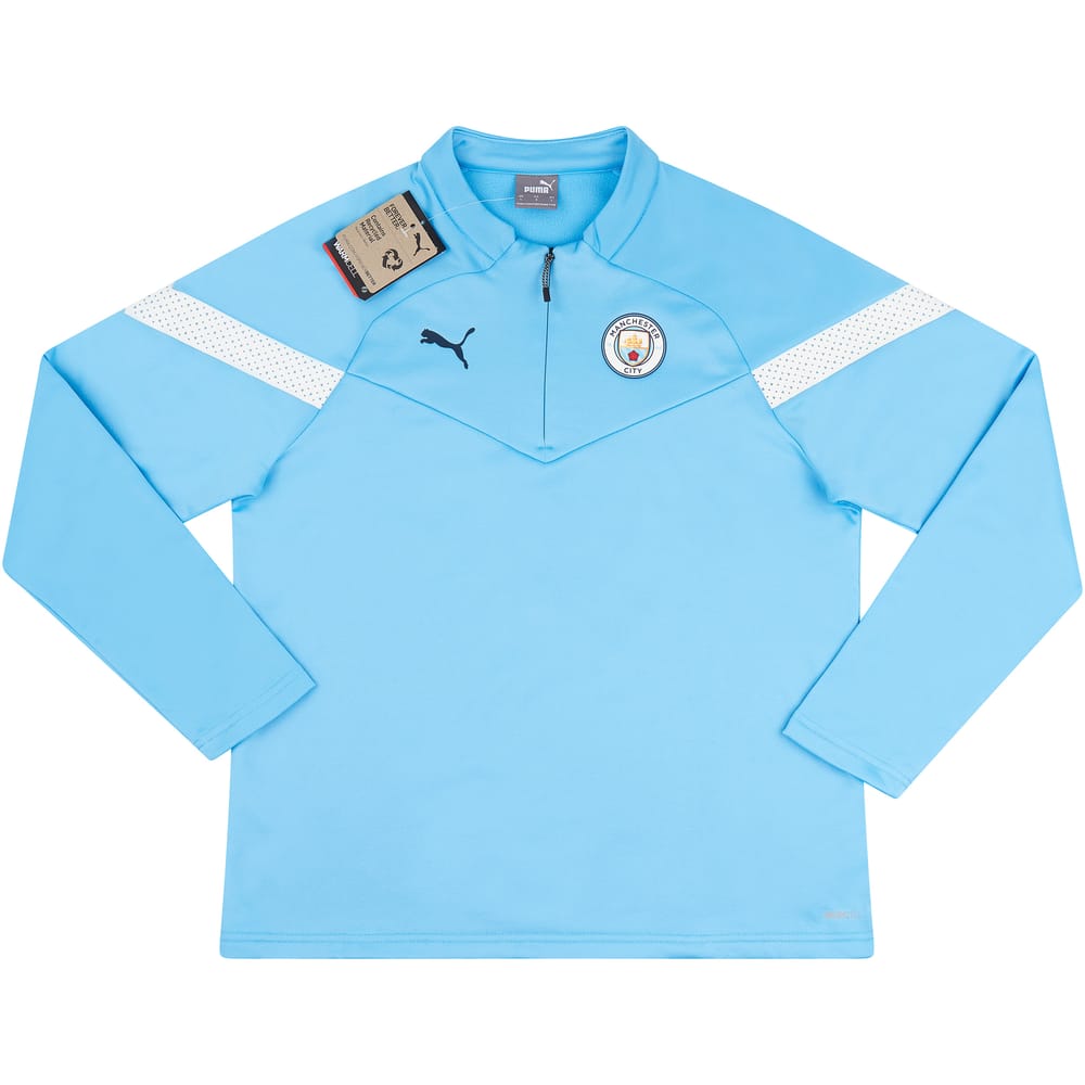 2022-23 Manchester City Puma 1/4 Zip Training Fleece Top (Womens)
