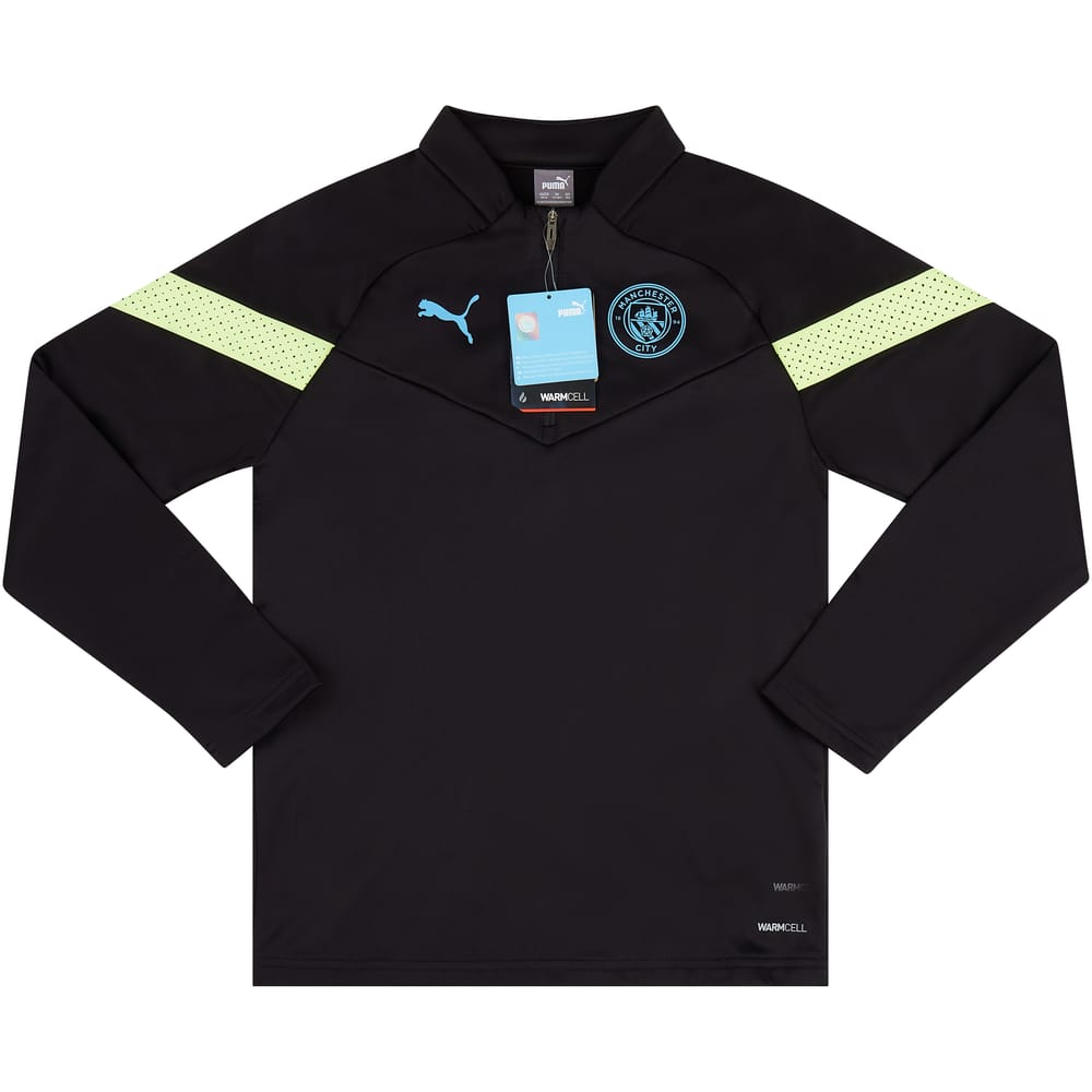 2022-23 Manchester City Puma 1/4 Zip Fleece Top - (KIDS)