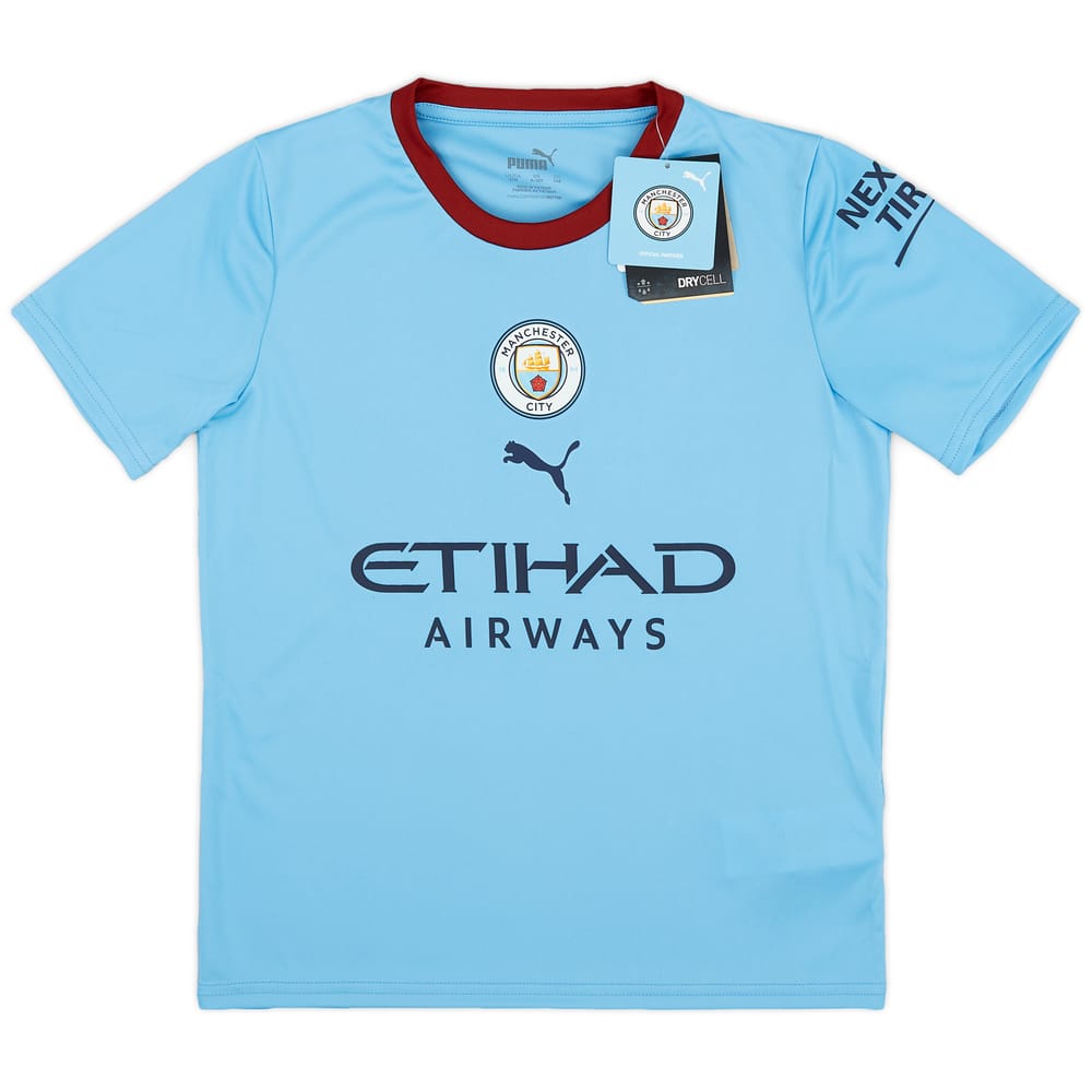 2022-23 Manchester City Home Shirt - (KIDS)