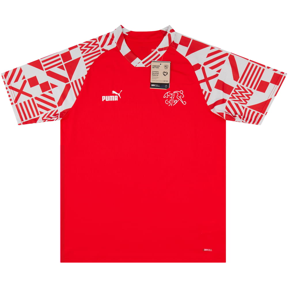 2022-23 Switzerland Puma Pre-Match Training Shirt