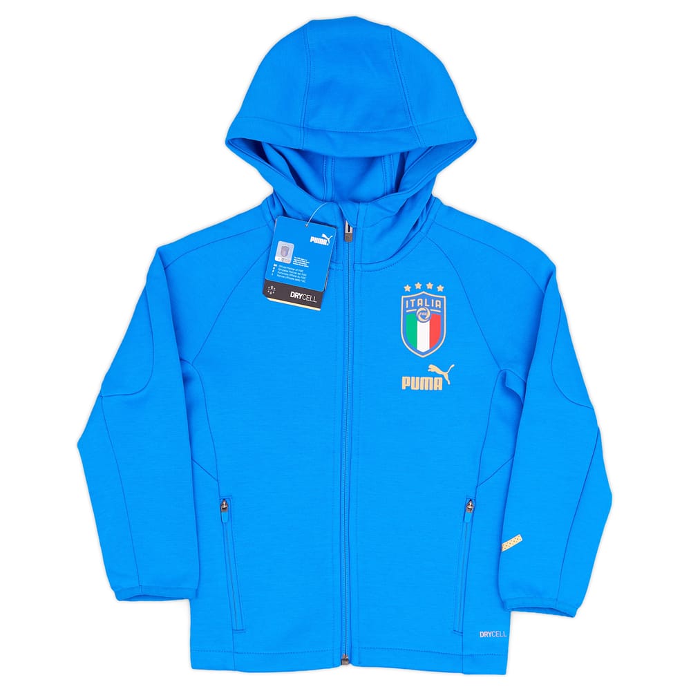 2022-23 Italy Puma Casuals Hooded Jacket - (15-16 Years)