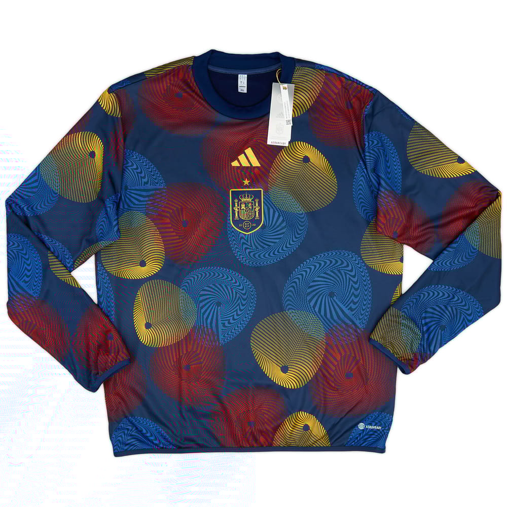 2022-23 Spain adidas Pre-Match Warm Top