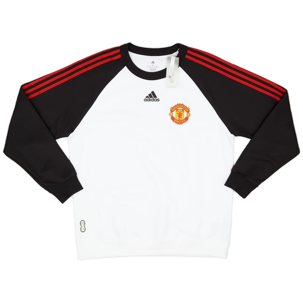 2021-22 Manchester United adidas Teamgeist Sweat Top (S)