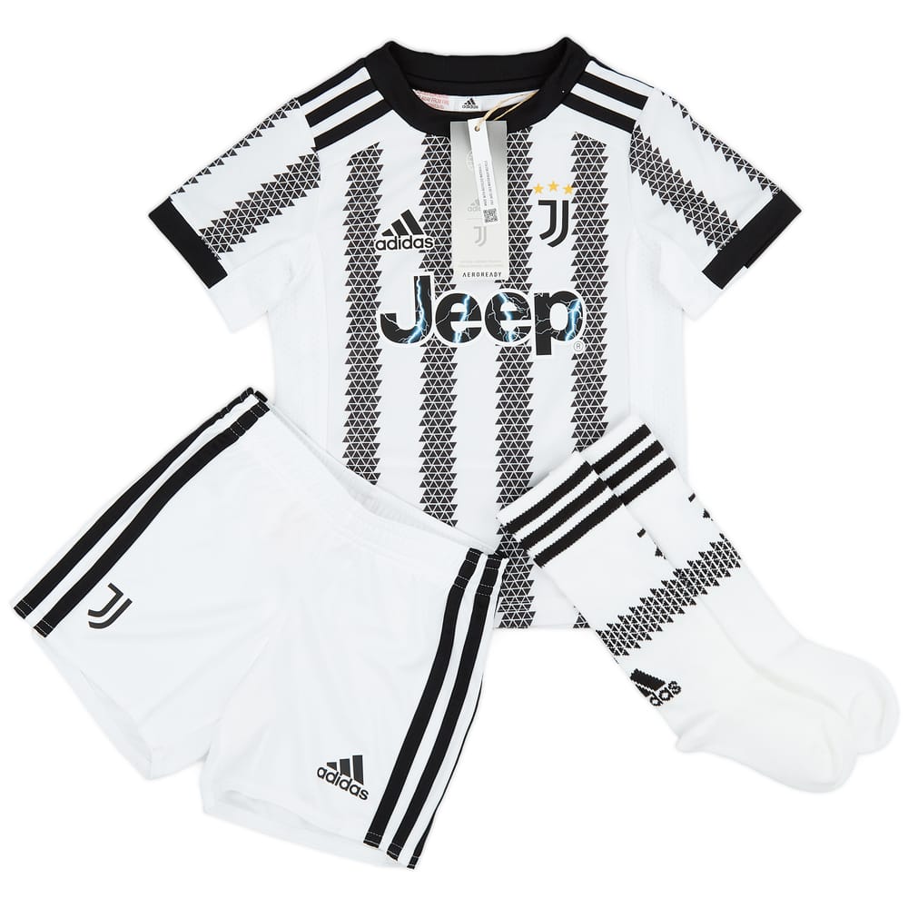 2022-23 Juventus Home Full Kit - (Little Kids)