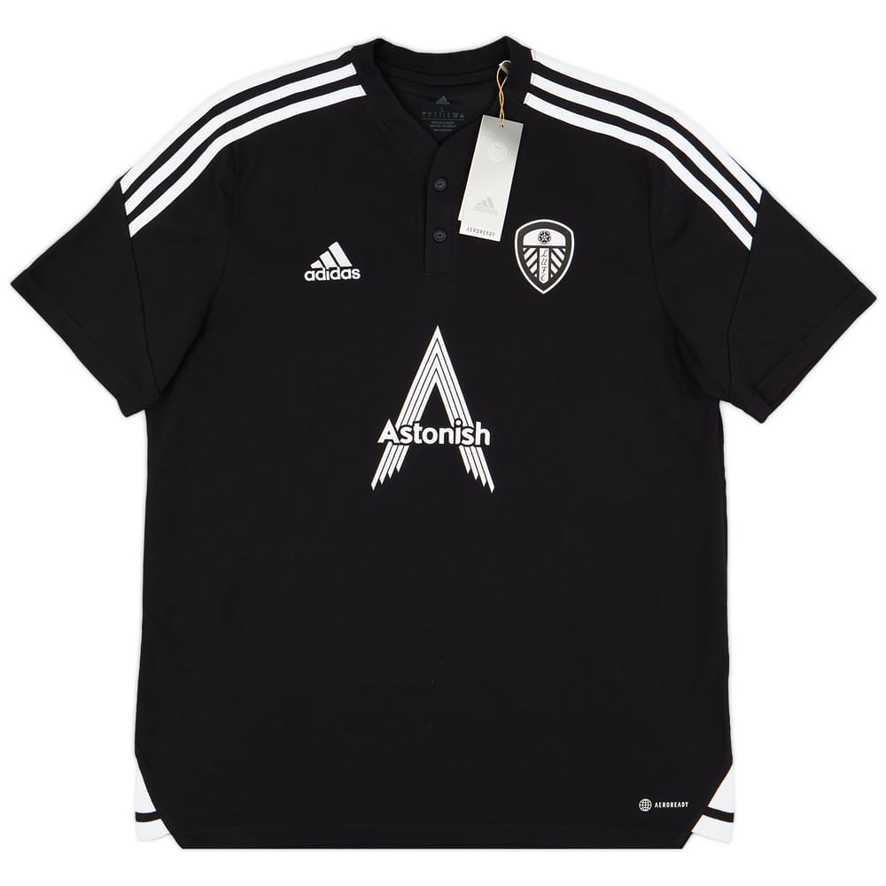 2022-23 Leeds United Player Issue Polo T-Shirt