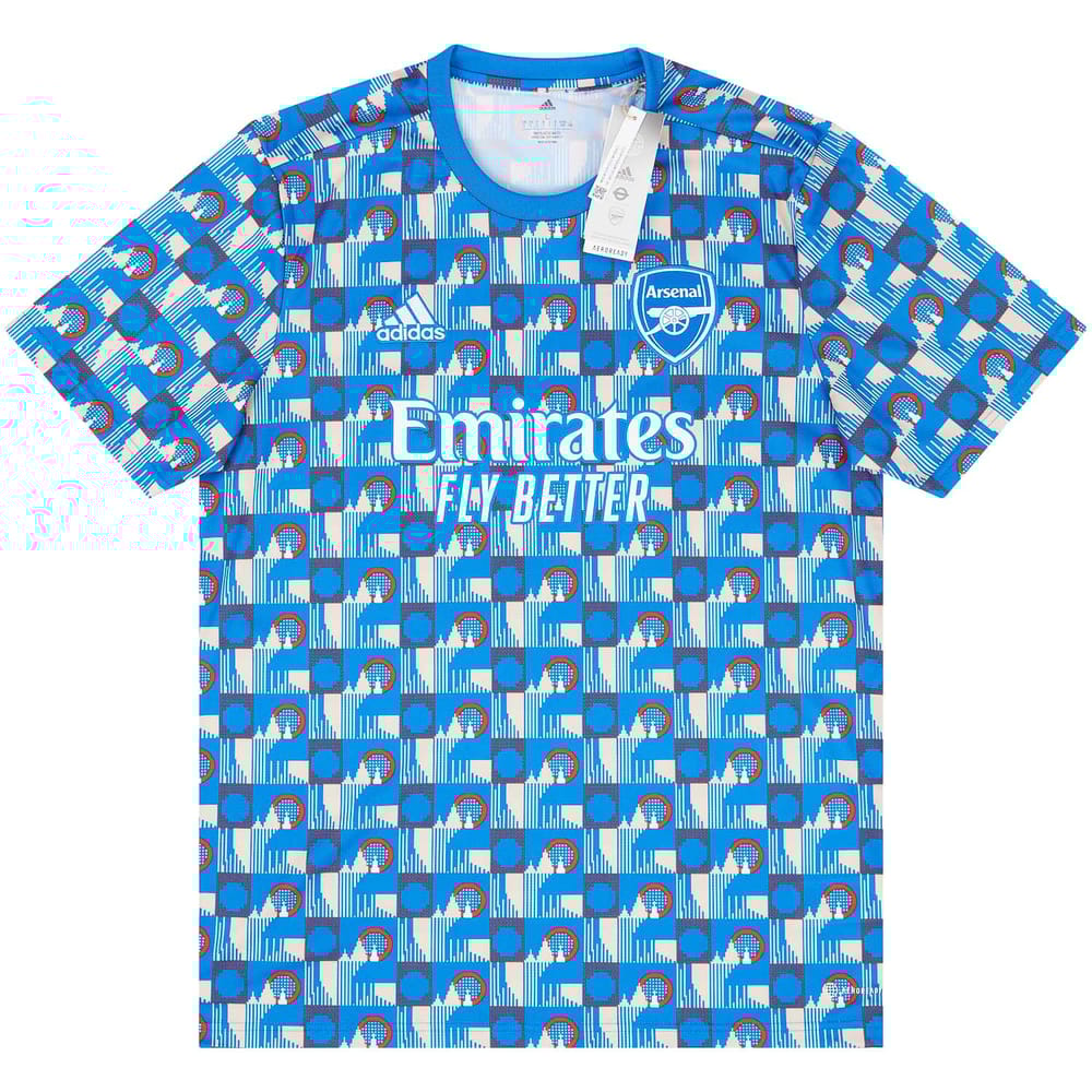 2021-22 Arsenal adidas x TFL Pre-Match Shirt - NEW