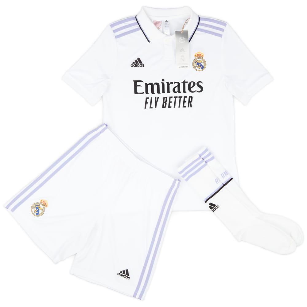 2022-23 Real Madrid Home Full Kit - (KIDS)