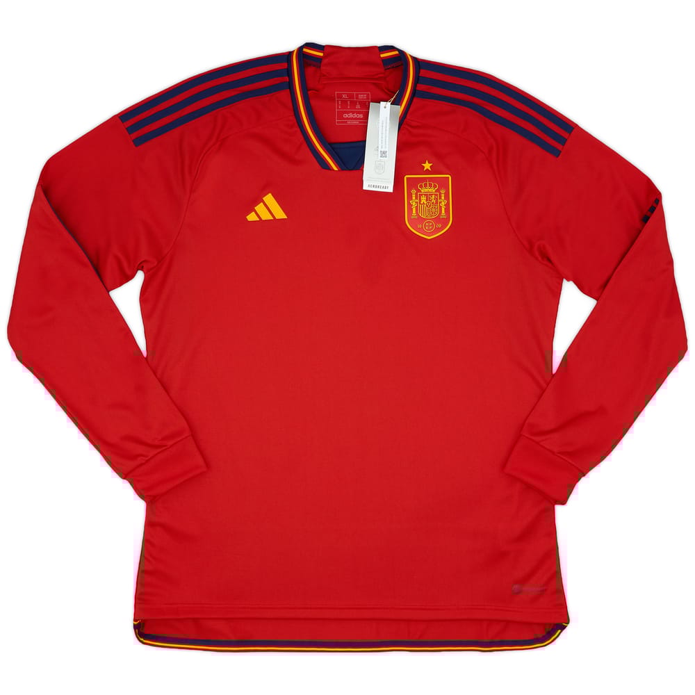 2022-23 Spain Home L/S Shirt (XXL)