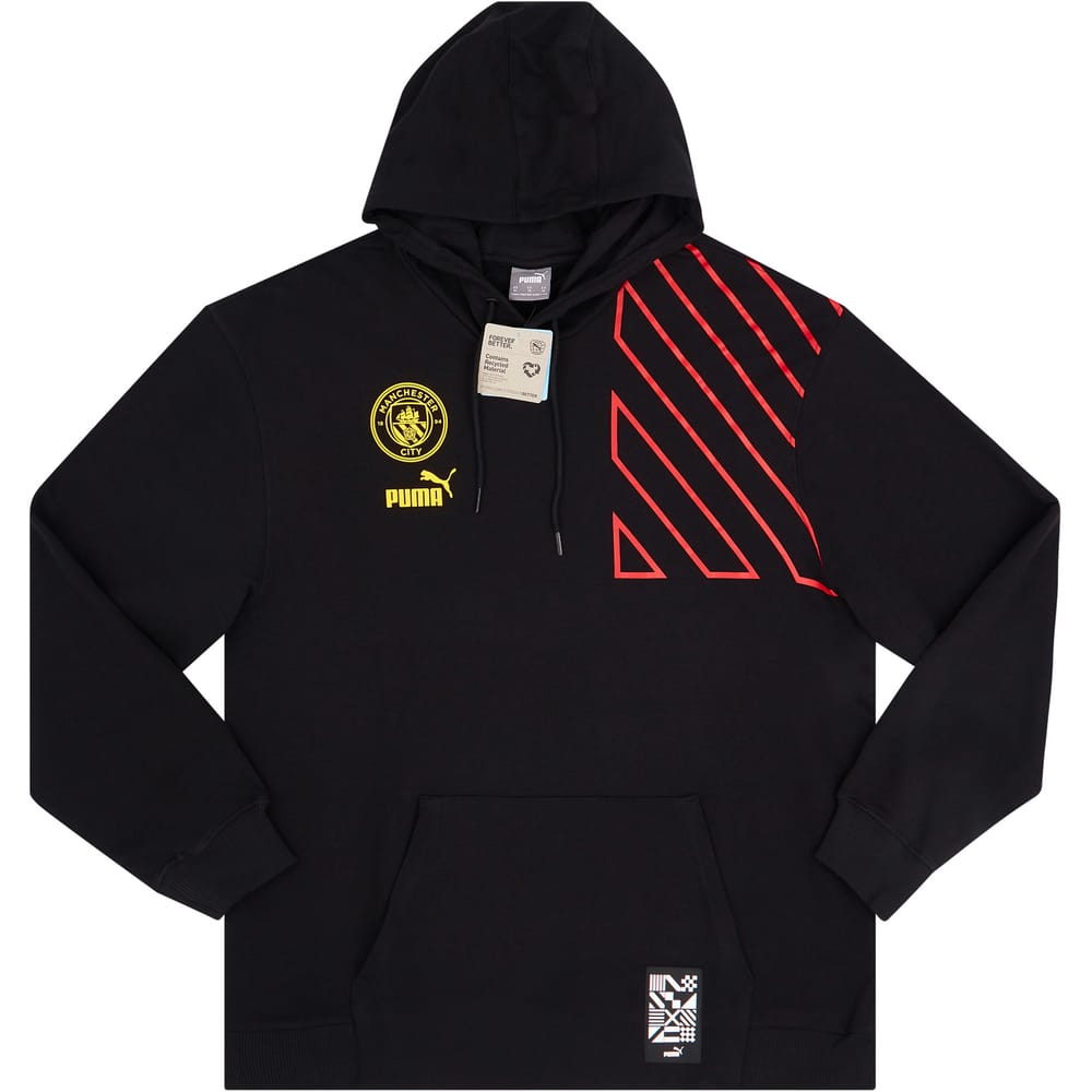 2022-23 Manchester City Puma FtblCulture Hooded Sweat Top (M)