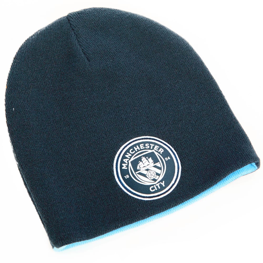 2022-23 Manchester City Puma Reversible Beanie Hat (Adults)