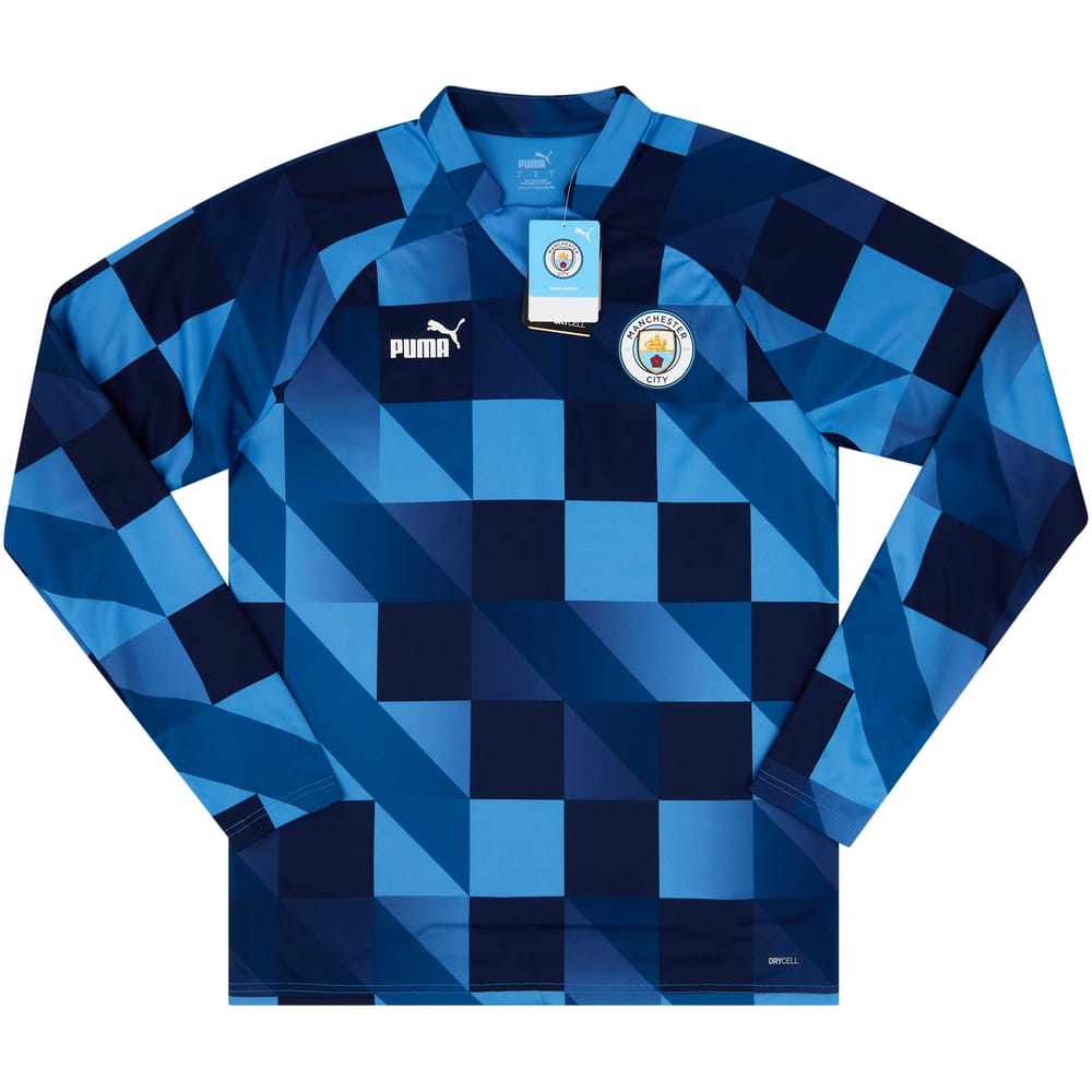 2022-23 Manchester City Puma Pre-Match Sweat Top