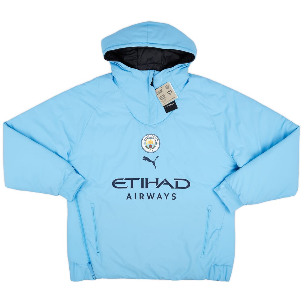 2022-23 Manchester City Puma 1/4 Zip Reversible Padded Jacket