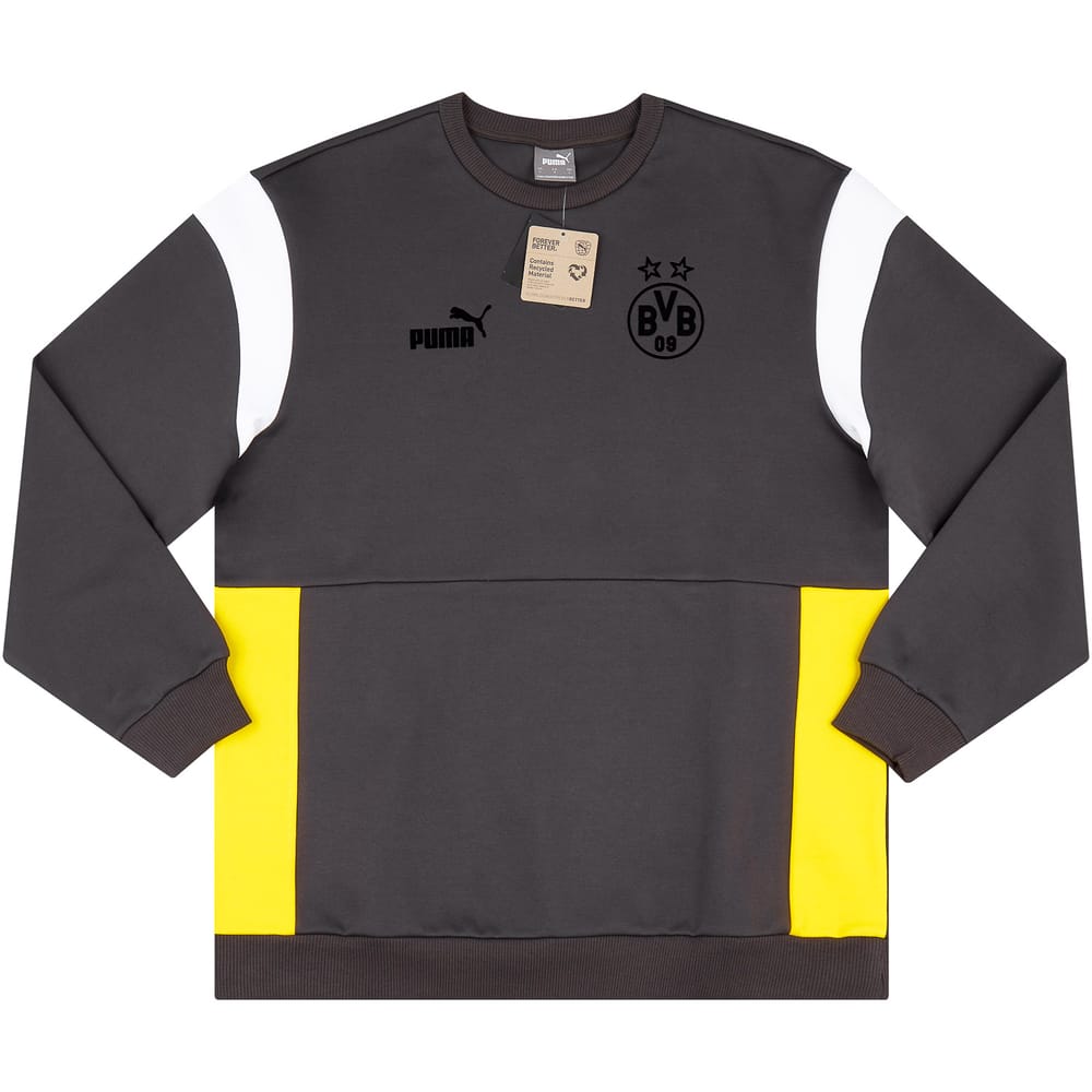 2022-23 Borussia Dortmund Puma FtblArchive Sweat Top