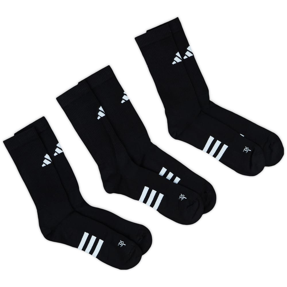 2024-25 adidas Training Crew Socks - Pack of 3 Pairs - (UK 8.5-10)