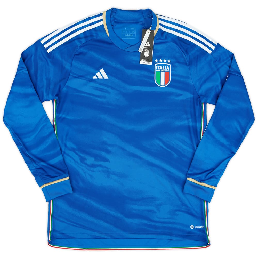 2023-24 Italy Home L/S Shirt