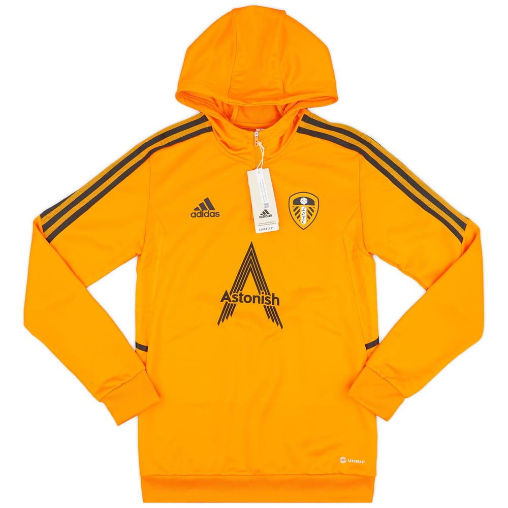 2022-23 Leeds United Player Issue 1/4 Zip Hooded Jacket (S)