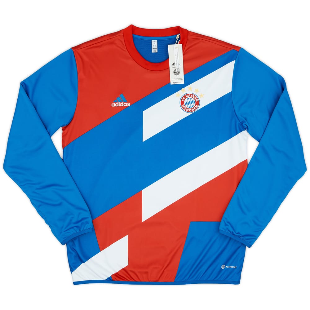 2022-23 Bayern Munich adidas Pre-Match Sweat Top