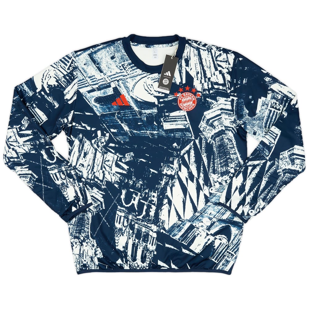 2023-24 Bayern Munich adidas Pre-Match Warm Top
