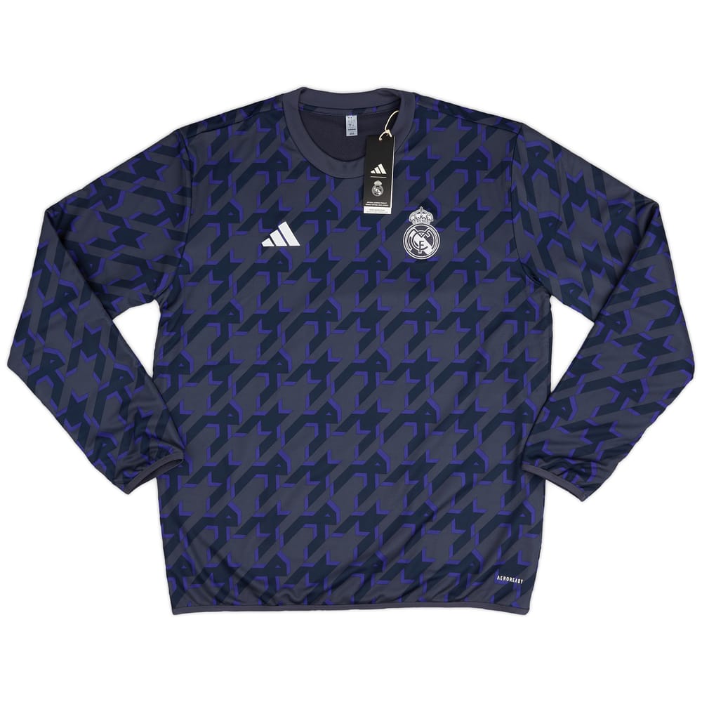 2023-24 Real Madrid adidas Pre-Match Warm Top