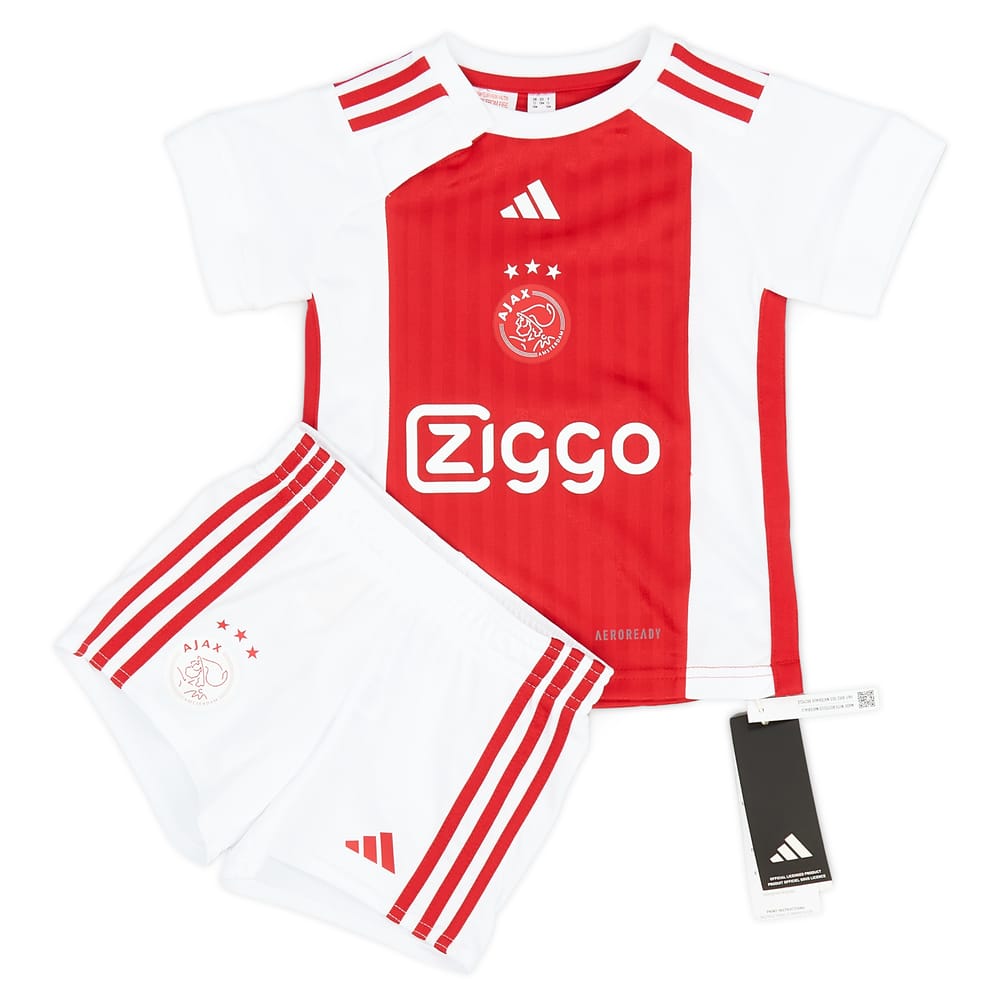 2023-24 Ajax Home Shirt & Shorts Kit BABY