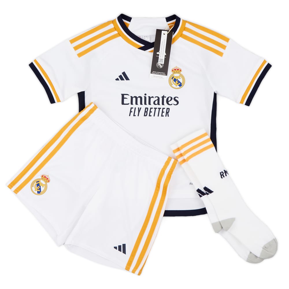 2023-24 Real Madrid Home Full Kit (Little Kids)