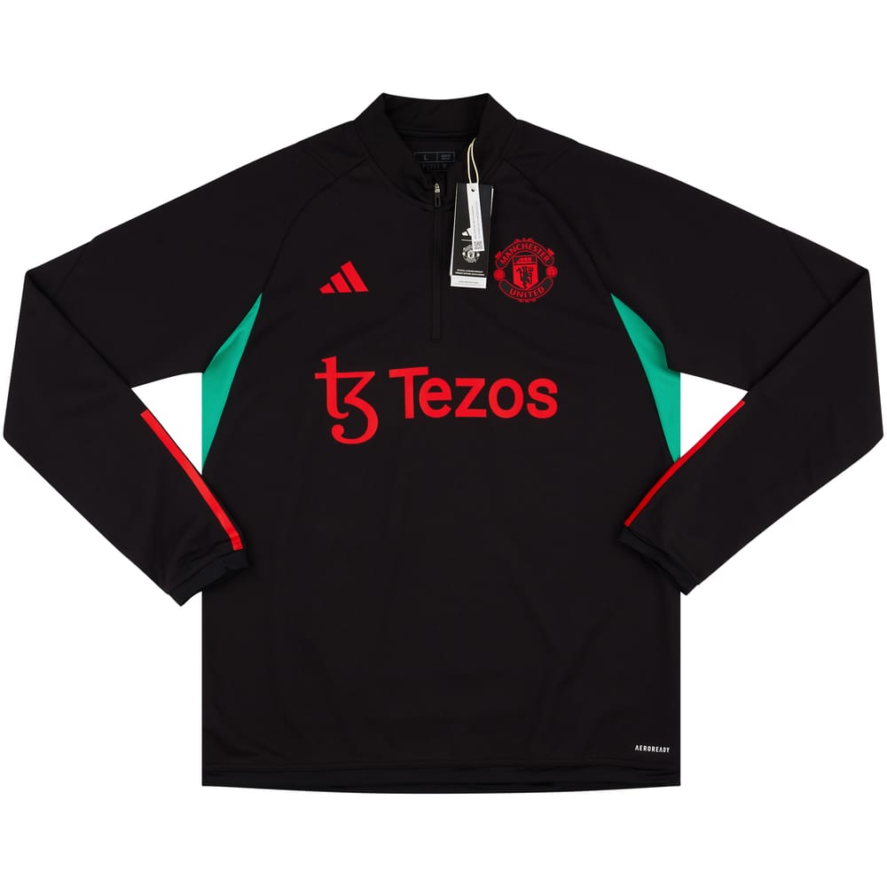 2023-24 Manchester United adidas 1/4 Zip Training Top