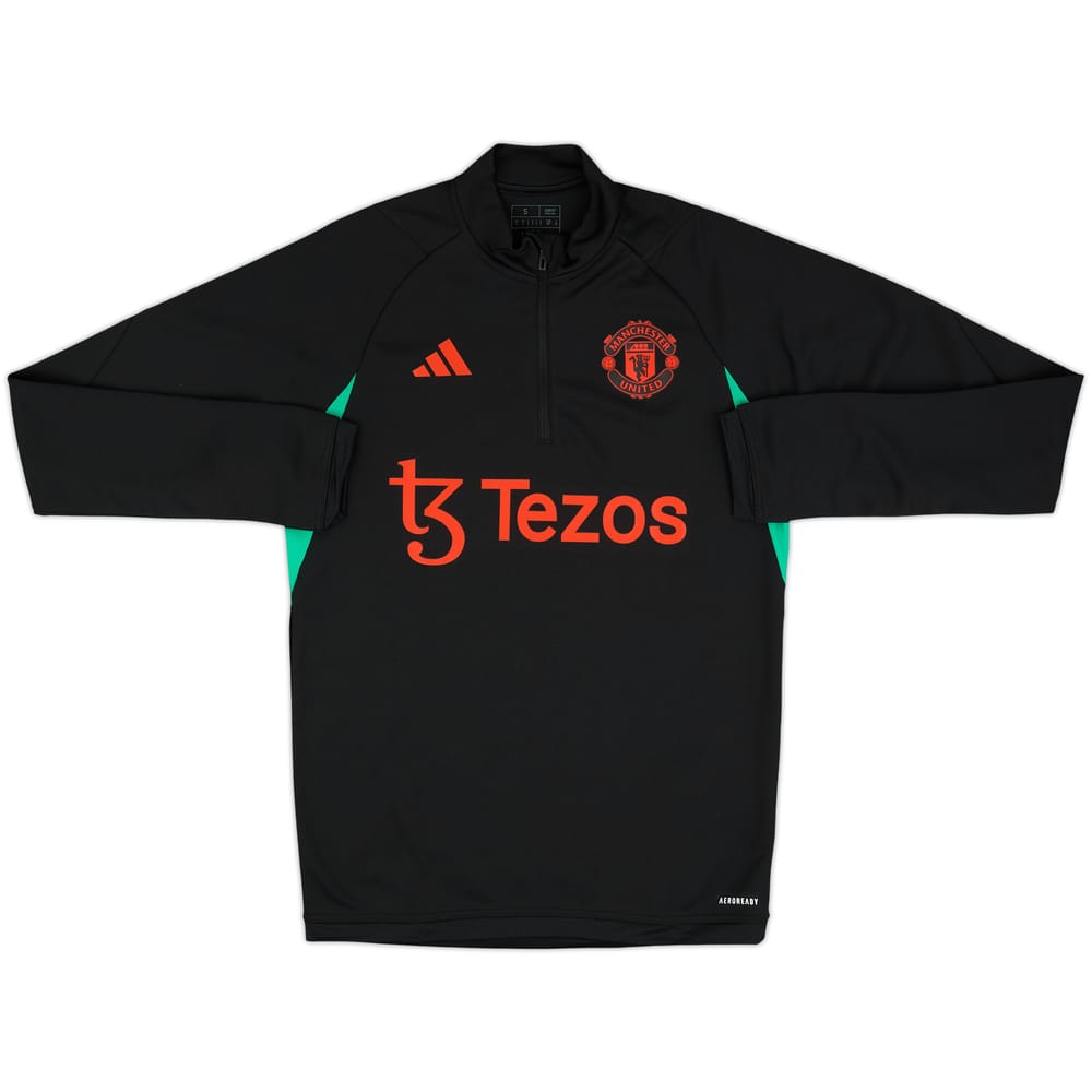 2023-24 Manchester United adidas 1/4 Zip Training Top (S)