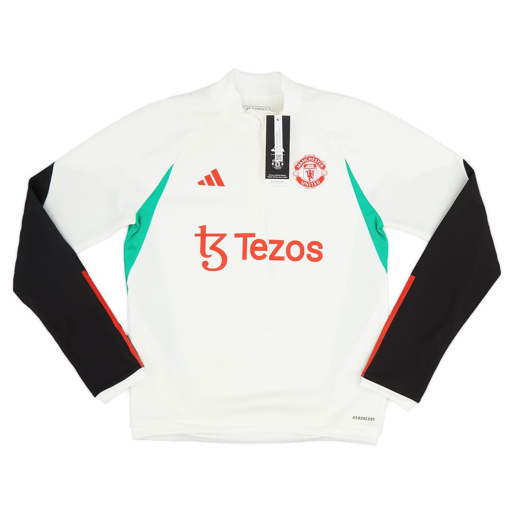 2023-24 Manchester United adidas 1/4 Zip Training Top (L.Kids)