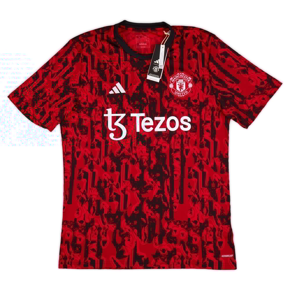 2023-24 Manchester United adidas Pre-Match Training Shirt