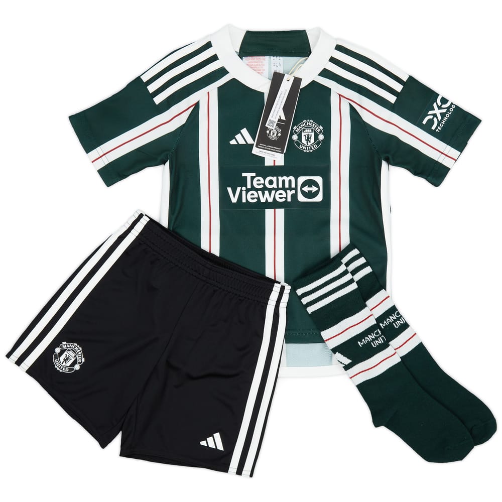 2023-24 Manchester United Away Full Kit Little Kids