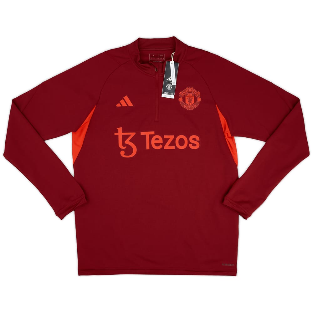 2023-24 Manchester United adidas European 1/4 Zip Training Top